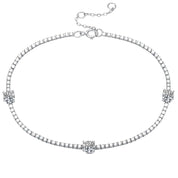 S925 Silver LovaMoiss Tennis   Moissanite  Bracelet