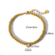 Love Bracelet Crystal Zirconia 18K Gold