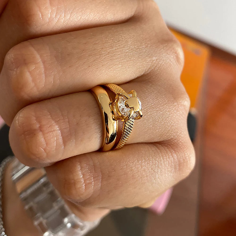 Luxury Gold Plated Ring